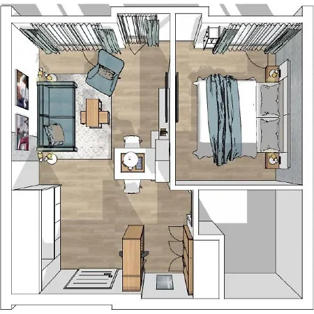 Nino-boardinghouse 18 - A46414 Appartement Nordhorn